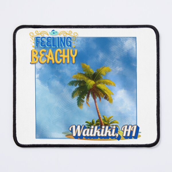Item preview, Feeling Beachy - Waikiki, HI Retro Halftone Design designed and sold by DonnaRaine.