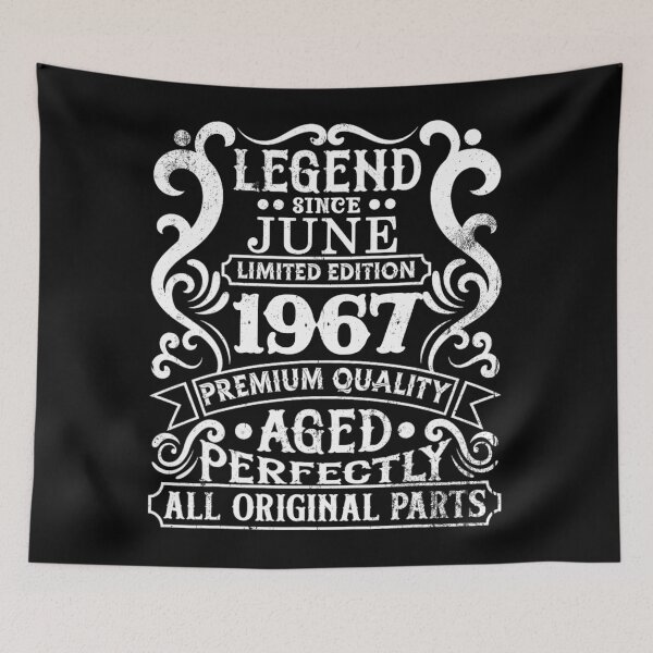 Item preview, Aged To Perfection 1967 Vintage Birthday Limited Edition Retro Gift designed and sold by OliviaHayesArt.