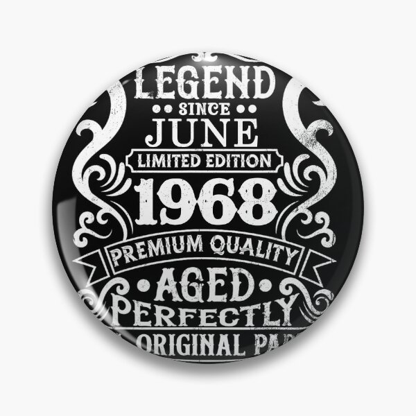 Item preview, Aged To Perfection 1968 Vintage Birthday Limited Edition Retro Gift designed and sold by OliviaHayesArt.