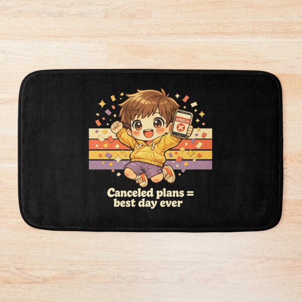 Item preview, Canceled Plans Best Day Ever - Funny Introvert Boy T-Shirt designed and sold by Art JSMY.