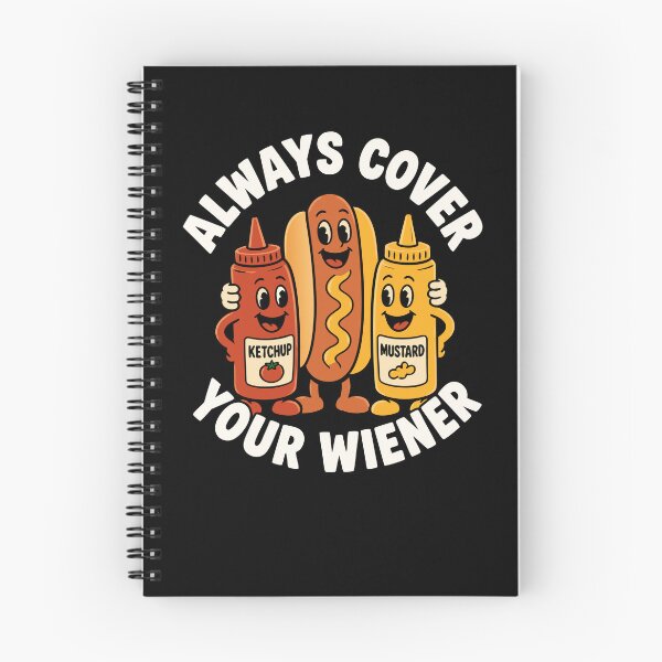 Item preview, Always Cover Your Wiener Funny Hot Dog Gear designed and sold by DynamicDesign.