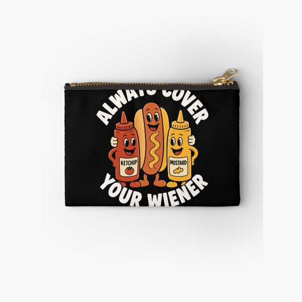 Item preview, Always Cover Your Wiener Funny Hot Dog Gear designed and sold by DynamicDesign.