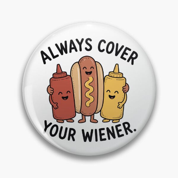 Item preview, Always Cover Your Wiener Funny Hot Dog Gear designed and sold by DynamicDesign.