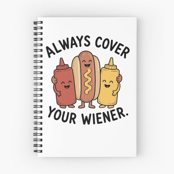 Item preview, Always Cover Your Wiener Funny Hot Dog Gear designed and sold by DynamicDesign.