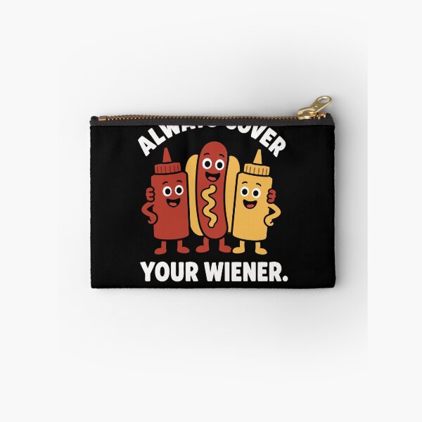 Item preview, Always Cover Your Wiener Funny Hot Dog Gear designed and sold by DynamicDesign.