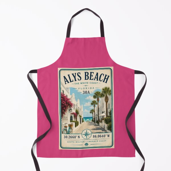 Item preview, Alys Beach Coordinates | Florida 30A Minimal Coastal Travel Design designed and sold by piketo.