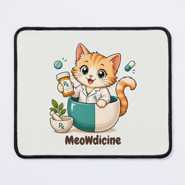 Item preview, Meowdicine Cute Pharmacist Cat in Capsule Funny Pharmacy T-Shirt Gift designed and sold by ElShubrawy.