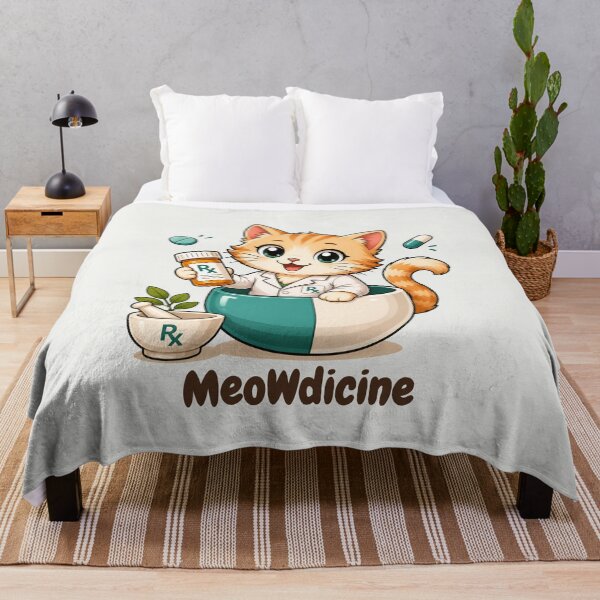 Item preview, Meowdicine Cute Pharmacist Cat in Capsule Funny Pharmacy T-Shirt Gift designed and sold by ElShubrawy.