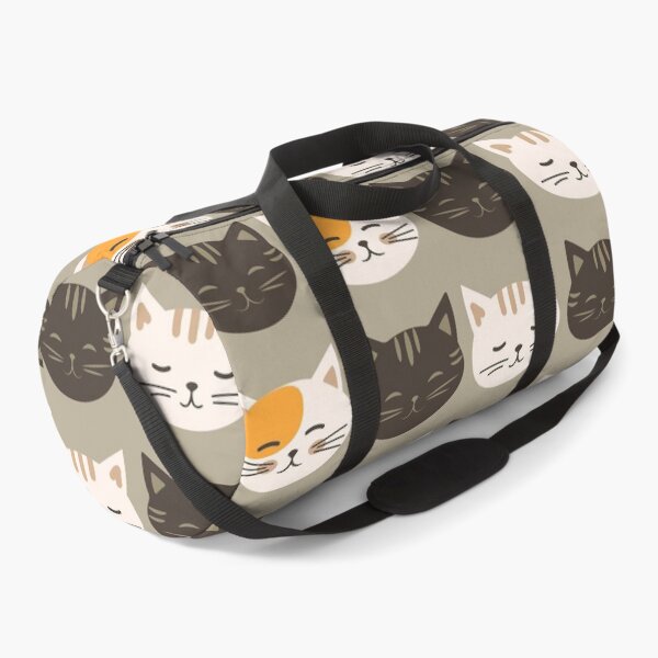 Item preview, Cute Cat Faces Seamless Pattern | Kawaii Black White & Calico Cats | Minimalist Cat Lover Repeat Design designed and sold by RJACreative.