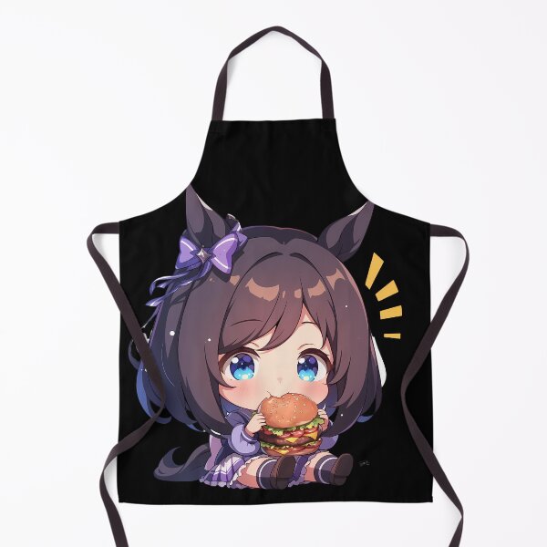 Item preview, Eishin Flash Uma Musume Chibi Burger Kawaii Blue Eyed Snack designed and sold by earlobejerk.
