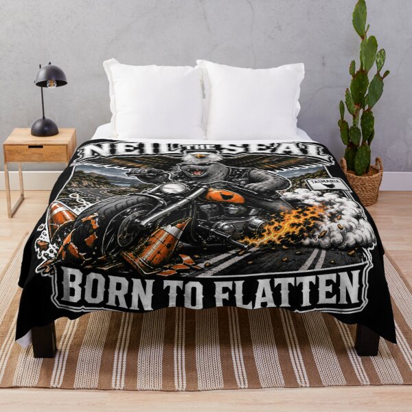 Item preview, Neil the Seal Born to Flatten Biker Motorcycle Funny Meme T-Shirt designed and sold by Uglyandcute.