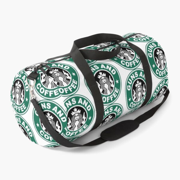Item preview, Guns & Coffee - Starbucks Logo Parody designed and sold by DGMaxShop.