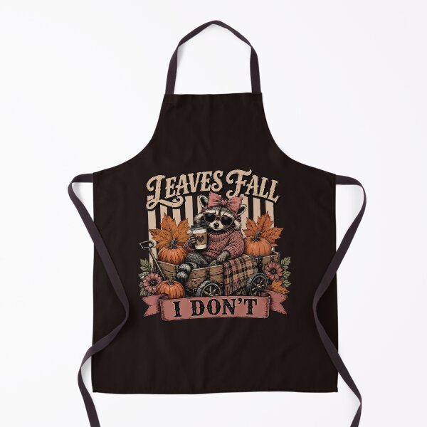 Item preview, Leaves Fall I Dont Raccoon Pumpkin Spice Autumn Retro designed and sold by mari-kayden.