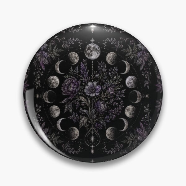 Item preview, Вark Botanical | Moon Phases | Celestial Floral designed and sold by Kaurisdigital.