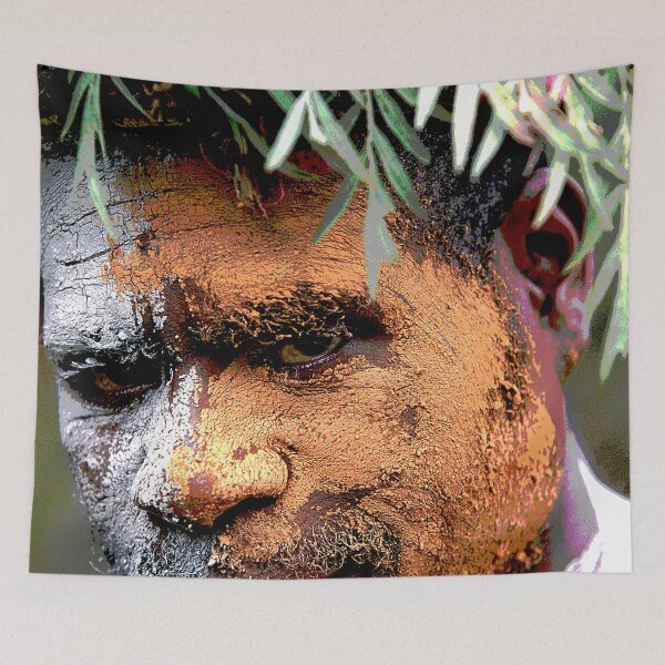 Item preview, Papua New Guinea Villager At Sing-Sing Celebration  designed and sold by DEC02.