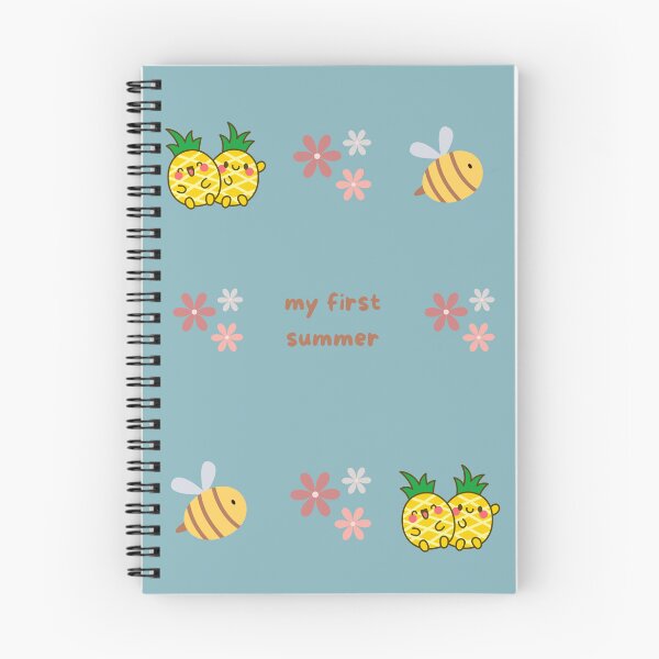 Item preview, My first summer - cute kawaii pineapple & bee  designed and sold by KIKKY12.