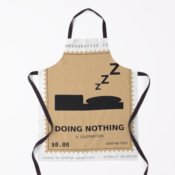 Item preview, Doing Nothing A Celebration Funny Deadpan Postage Stamp Design. designed and sold by deadpansupplyco.