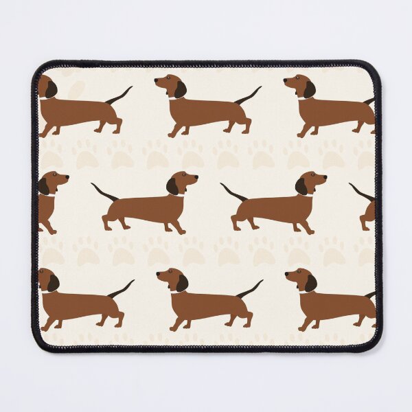 Item preview, Cute Dachshund Seamless Pattern | Adorable Wiener Dog Repeat Print | Sausage Dog Illustration for Dog Lovers designed and sold by RJACreative.