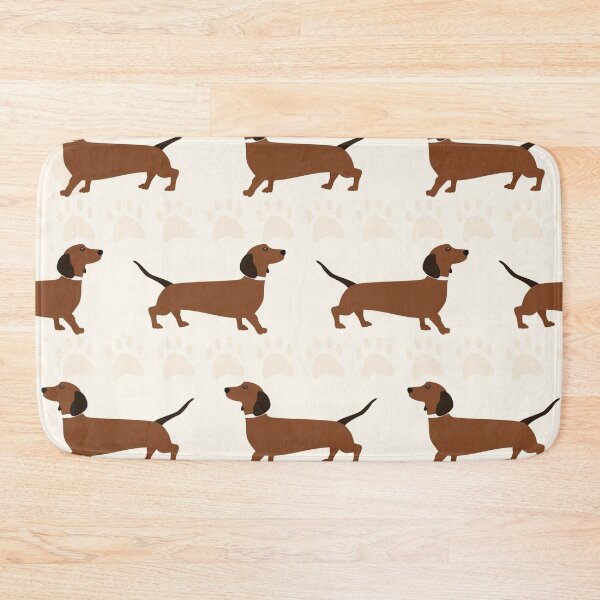 Item preview, Cute Dachshund Seamless Pattern | Adorable Wiener Dog Repeat Print | Sausage Dog Illustration for Dog Lovers designed and sold by RJACreative.