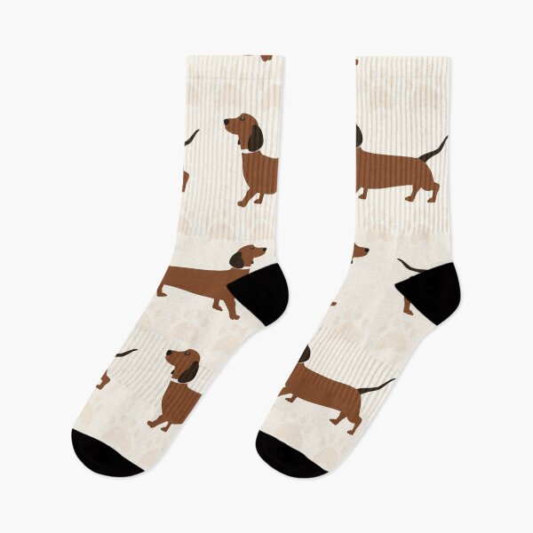 Item preview, Cute Dachshund Seamless Pattern | Adorable Wiener Dog Repeat Print | Sausage Dog Illustration for Dog Lovers designed and sold by RJACreative.