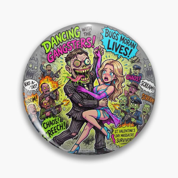 Item preview, Dancing with the Gangsters - Bugs Moran designed and sold by Sticker My Ass.