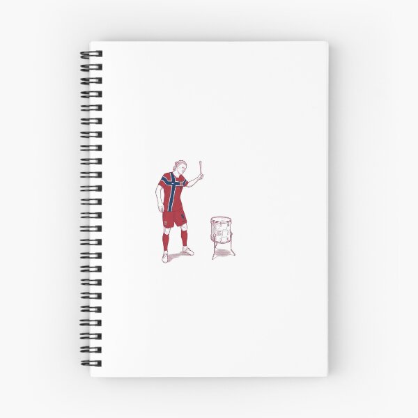 Item preview, Haaland Playing Drum - Norway Football Minimalist Line Art designed and sold by Dennis Line Art.