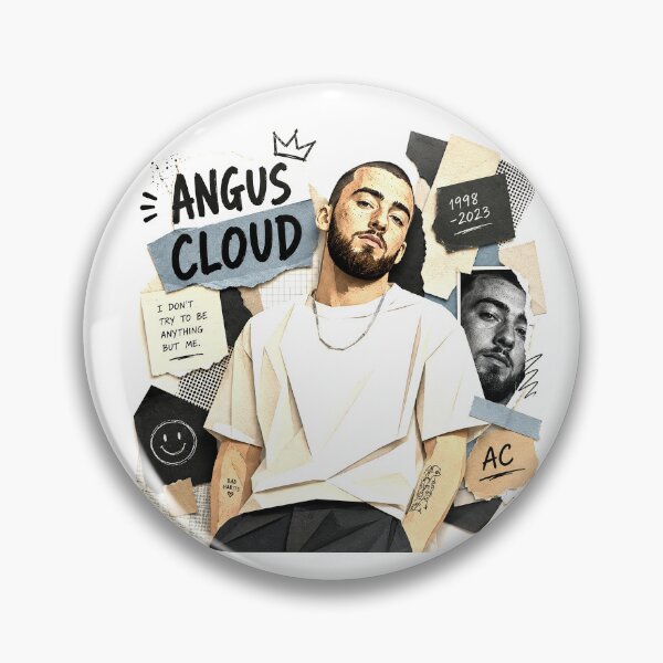 Item preview, Angus Cloud Indie Paper Collage Portrait designed and sold by Abidel.