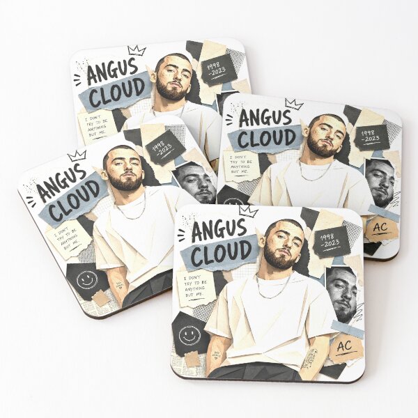 Item preview, Angus Cloud Indie Paper Collage Portrait designed and sold by Abidel.