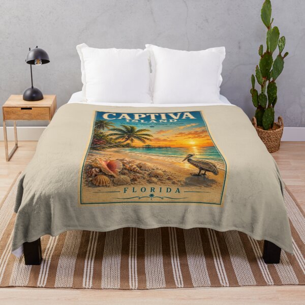 Item preview, Captiva Island | Where Time Slows Down Vintage Travel Poster | Florida Gulf Coast designed and sold by piketo.