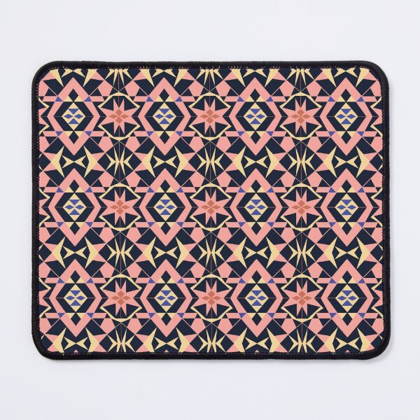 Item preview, Modern Geometric Star Pattern in Navy, Pink and Cream designed and sold by ccitypictures.
