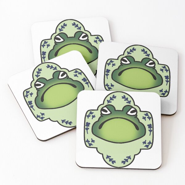 Item preview, Green Froggy Potion Bottle Label designed and sold by sleepyheadedbb.