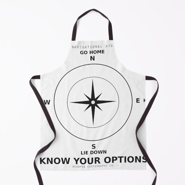 Item preview, Know Your Options Funny Deadpan Compass Rose Sarcastic Design designed and sold by deadpansupplyco.
