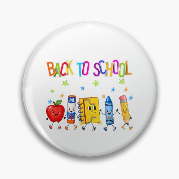 Item preview, Cute Cartoon School Supplies Gang: Back to School Illustration designed and sold by VibranPalette.