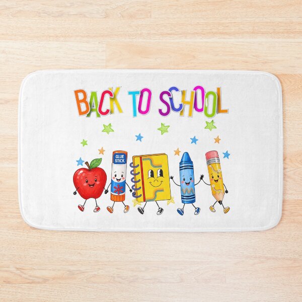 Item preview, Cute Cartoon School Supplies Gang: Back to School Illustration designed and sold by VibranPalette.