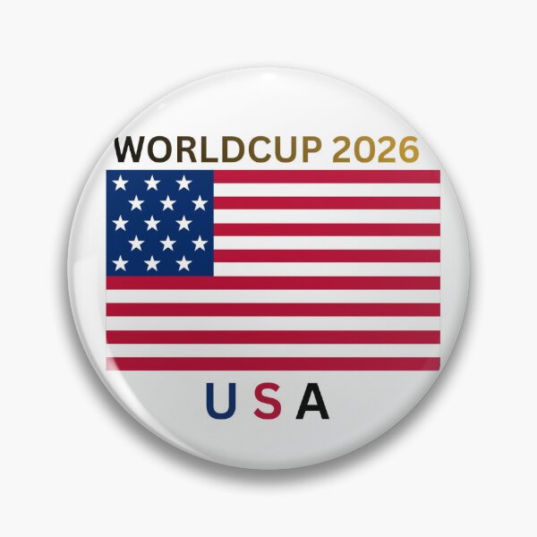 Item preview, World Cup 2026 USA Pin designed and sold by CMakes.