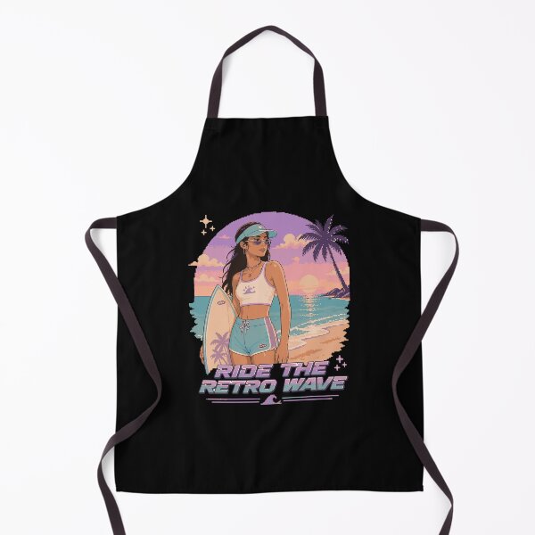 Item preview, Retro Pixel Surfer Girl Y2K designed and sold by BRROOLY.