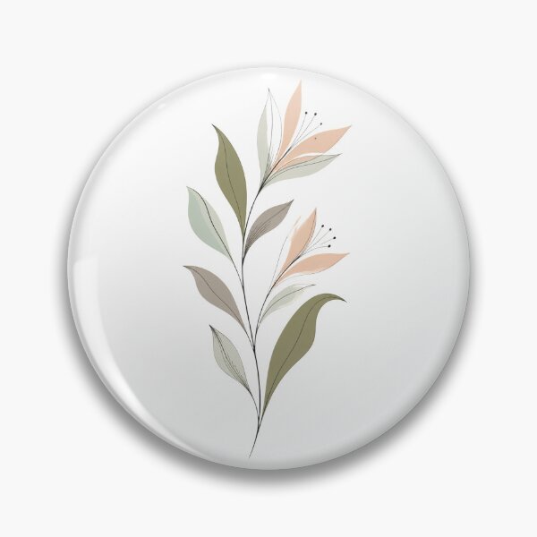 Item preview, Minimalist Mid-Century Botanical Line Art designed and sold by LABERTINY VINTAGE.