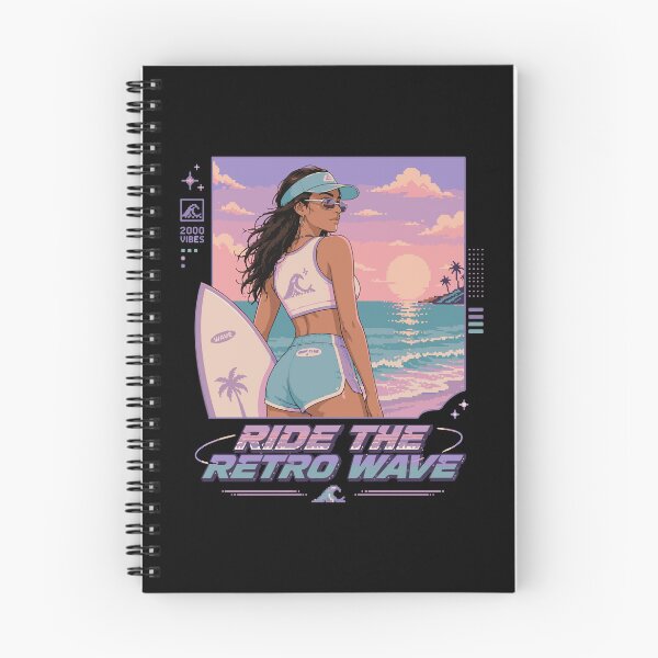 Item preview, Retro Pixel Surfer Girl Y2K designed and sold by BRROOLY.