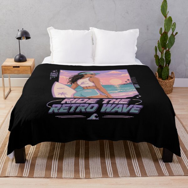 Item preview, Retro Pixel Surfer Girl Y2K designed and sold by BRROOLY.