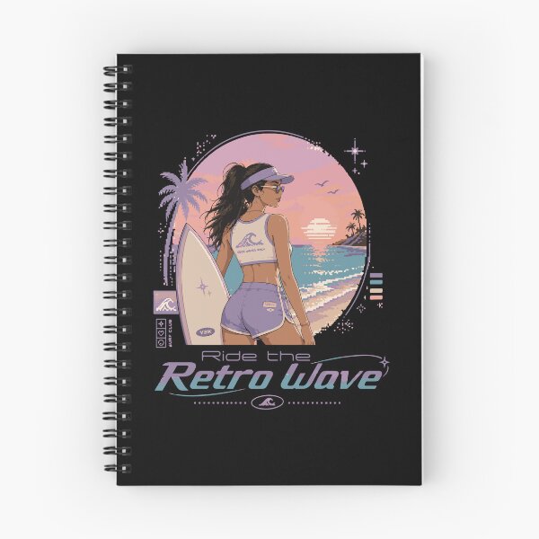 Item preview, Retro Pixel Surfer Girl Y2K designed and sold by BRROOLY.