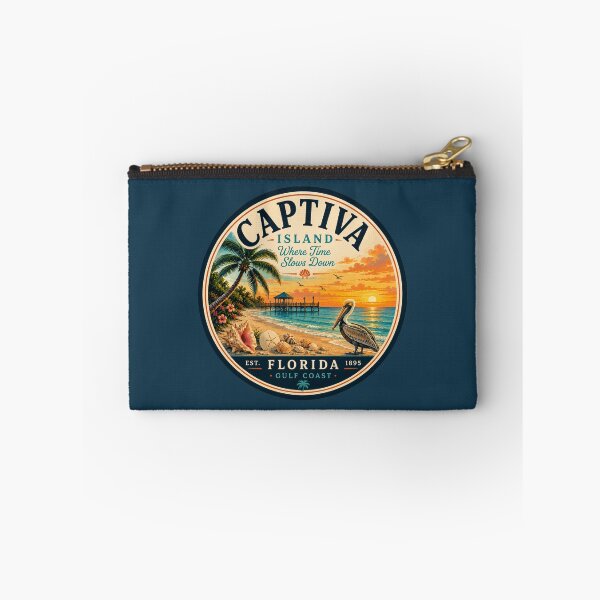Item preview, Captiva Island Badge | Where Time Slows Down Retro Florida Gulf Coast Emblem designed and sold by piketo.