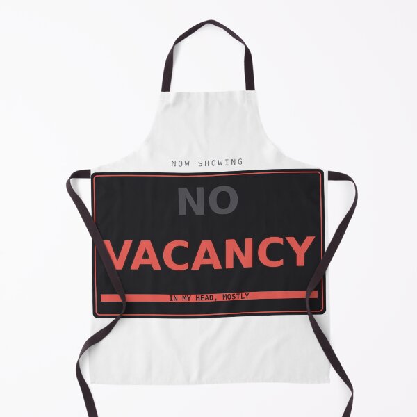 Item preview, Vacancy In My Head Mostly Funny Deadpan Neon Sign Design designed and sold by deadpansupplyco.