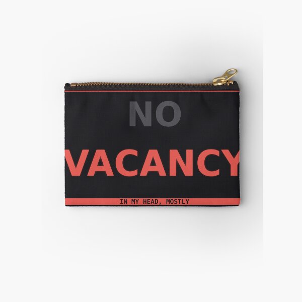 Item preview, Vacancy In My Head Mostly Funny Deadpan Neon Sign Design designed and sold by deadpansupplyco.