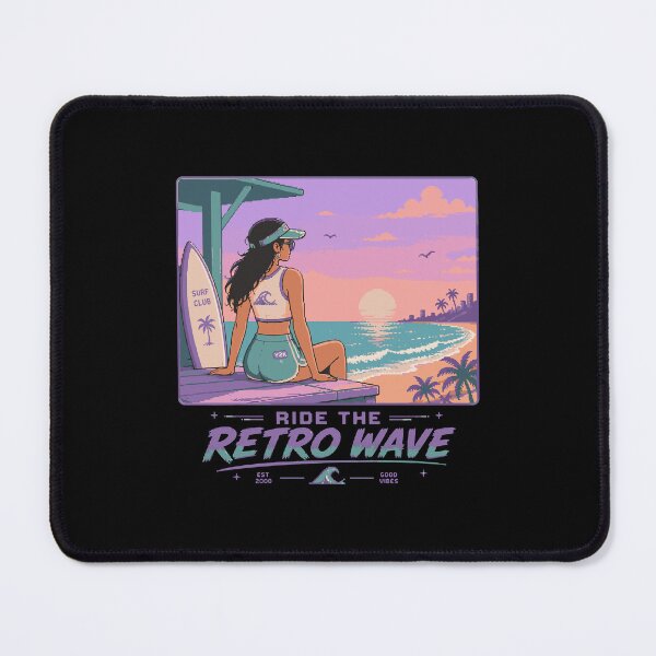Item preview, Retro Pixel Surfer Girl Y2K designed and sold by BRROOLY.