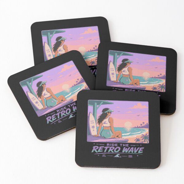 Item preview, Retro Pixel Surfer Girl Y2K designed and sold by BRROOLY.