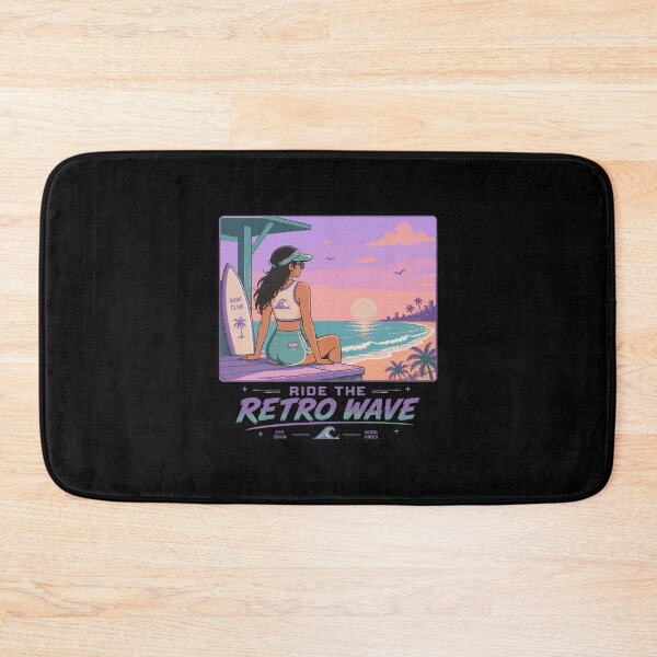 Item preview, Retro Pixel Surfer Girl Y2K designed and sold by BRROOLY.