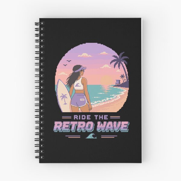 Item preview, Retro Pixel Surfer Girl Y2K designed and sold by BRROOLY.