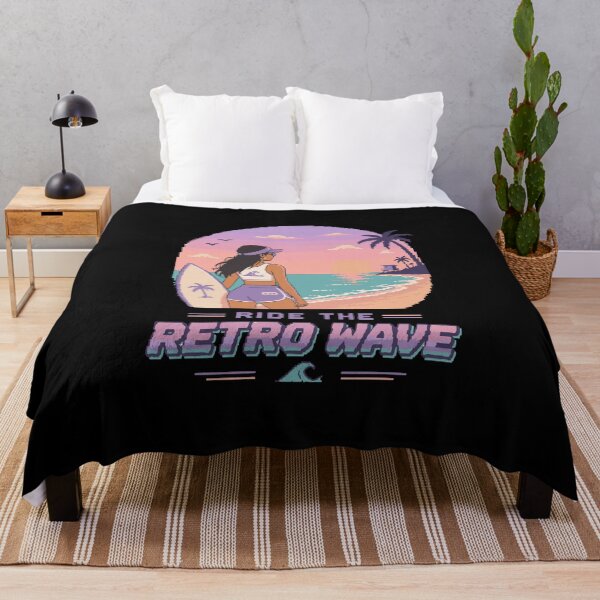 Item preview, Retro Pixel Surfer Girl Y2K designed and sold by BRROOLY.
