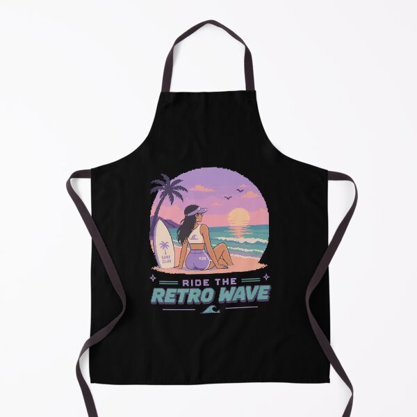 Item preview, Retro Pixel Surfer Girl Y2K designed and sold by BRROOLY.
