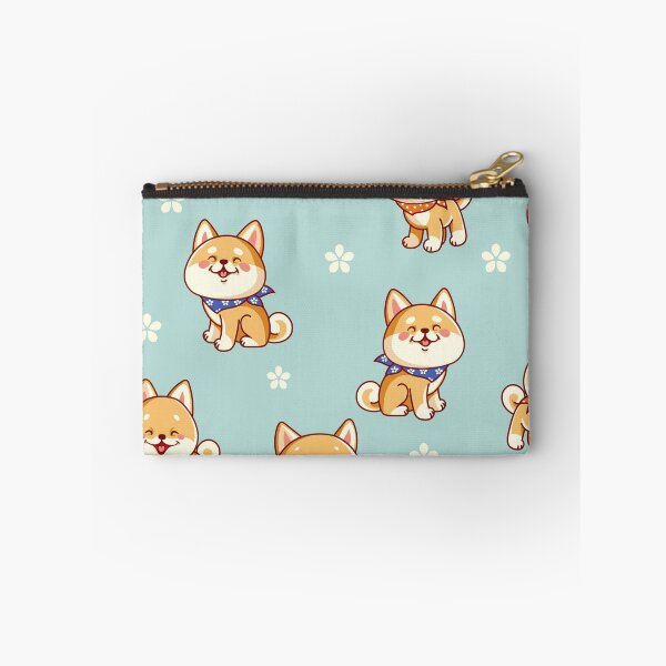 Item preview, Cute Shiba Inu Seamless Pattern | Kawaii Japanese Dog Repeat Print | Adorable Puppy Illustration for Dog Lovers designed and sold by RJACreative.